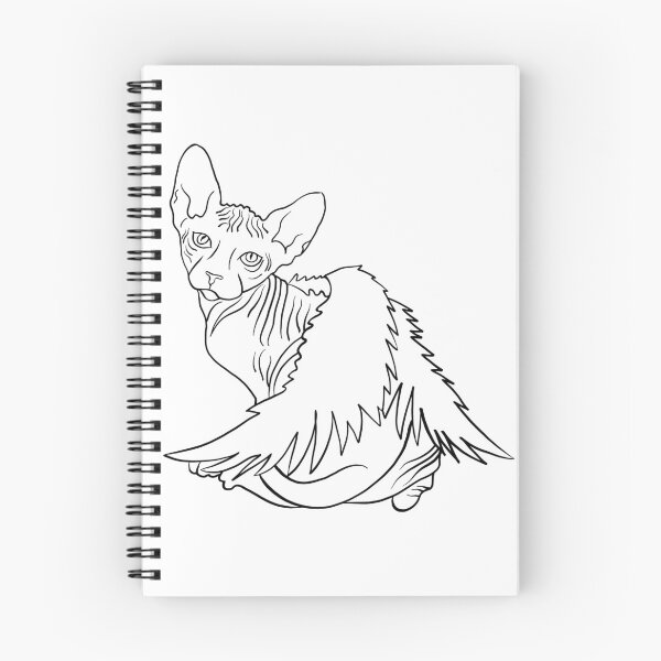 Item preview, sphinx cat with angel wings designed and sold by Tetiana Pohurska.