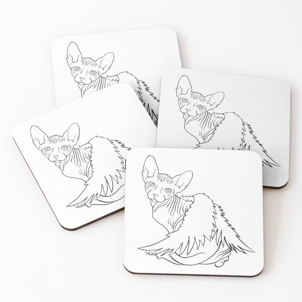 Item preview, sphinx cat with angel wings designed and sold by Tetiana Pohurska.