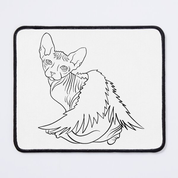 Item preview, sphinx cat with angel wings designed and sold by Tetiana Pohurska.