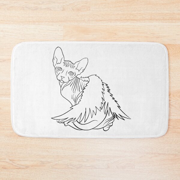 Item preview, sphinx cat with angel wings designed and sold by Tetiana Pohurska.