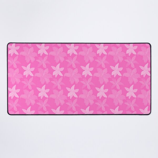 Item preview, Pink floral art seamless flower pattern wallpaper print designed and sold by SpinklyCreations.