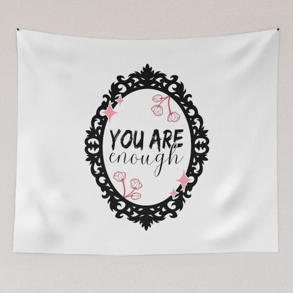 Item preview, Body Positivity Self Love Mirror | You Are Enough  designed and sold by ObsidianDaz.
