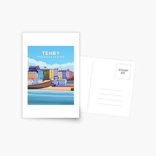 Item preview, Tenby in Pembrokeshire - South Wales designed and sold by typelab.