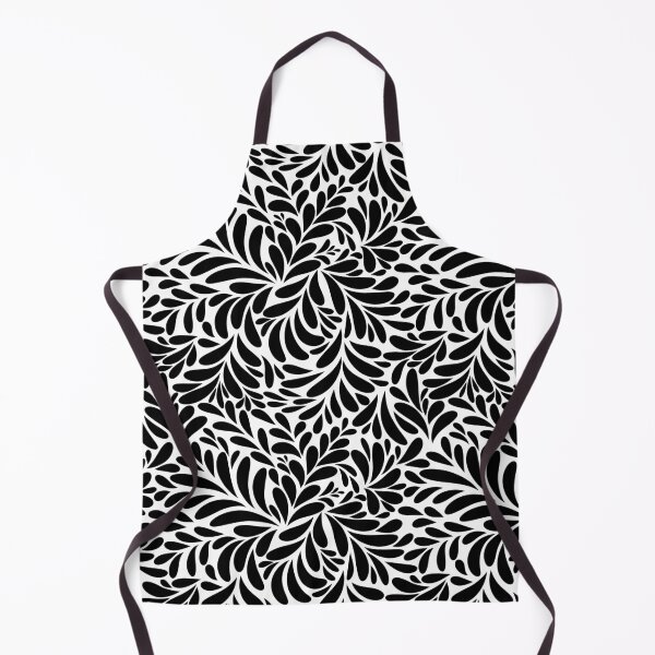 Item preview, Floral Geometric Abstract Black And White designed and sold by Ayesha Saleem.
