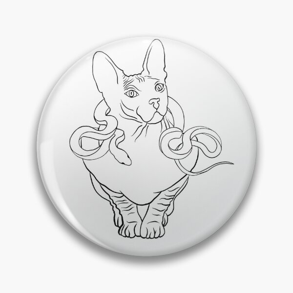Item preview, cat with a snake around its neck designed and sold by Tetiana Pohurska.