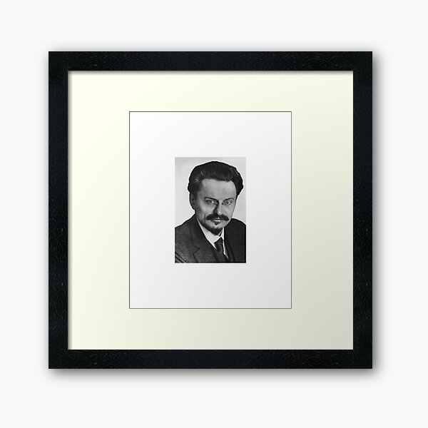 Leon Trotsky Лев #Троцкий Leo Dawidowitsch #Trotzki Lev Davidovich #Bronstein RSDLP Trotskyism #LeonTrotsky #ЛевТроцкий #LeoDawidowitschTrotzki #LevDavidovichBronstein #RSDLP #Trotskyism #Trotsky Framed Art Print