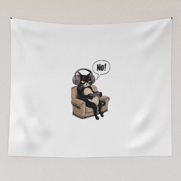 Item preview, Gamer Cat's Off-Duty - No Interruptions Please designed and sold by BlueGoldArt.