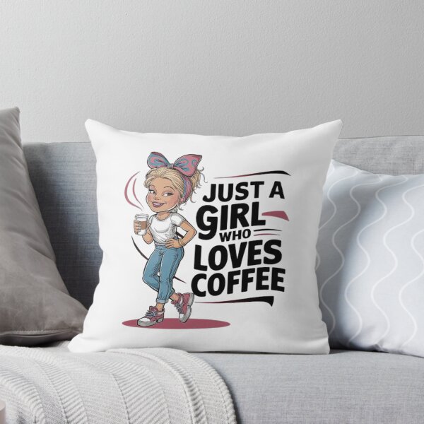 Item preview, Just a Girl Who Loves Coffee  designed and sold by love3617.