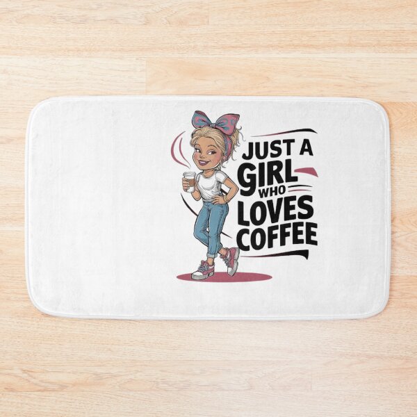 Item preview, Just a Girl Who Loves Coffee  designed and sold by love3617.