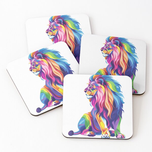 Item preview, Colourful Lion Design 6 of 6 designed and sold by Jenson Major.