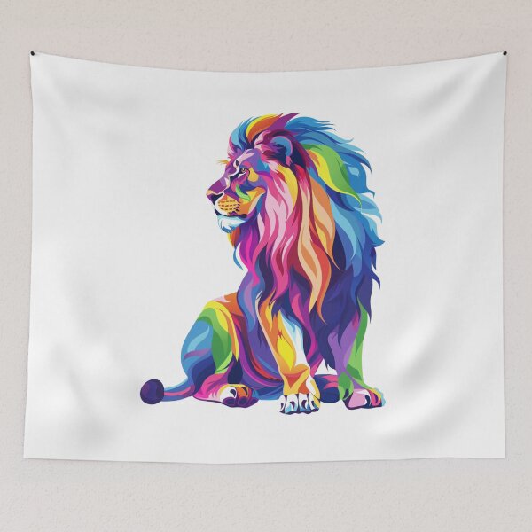 Item preview, Colourful Lion Design 6 of 6 designed and sold by Jenson Major.