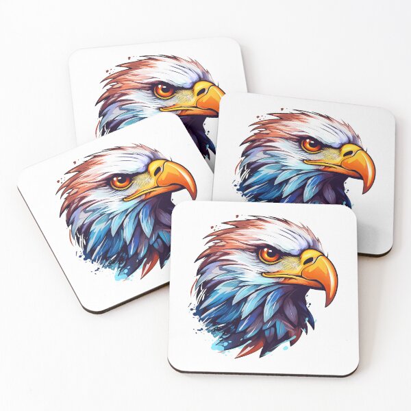 Item preview, Eagle Head in Bold Logo Style Illustration designed and sold by NegarinFashions.