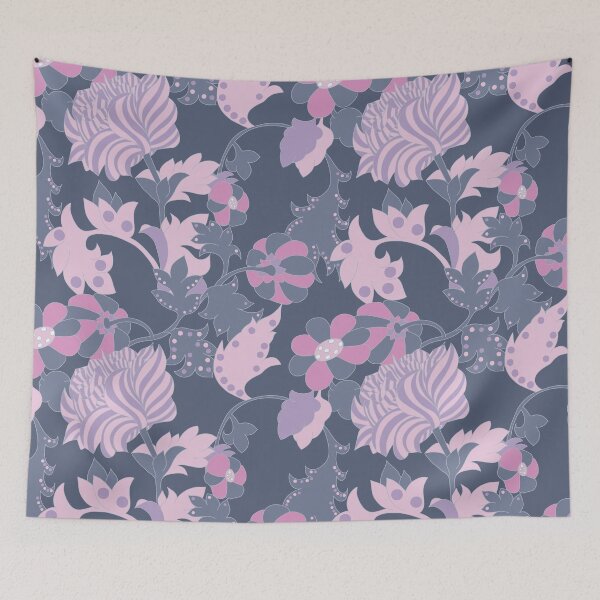 Item preview, Imaginary foliage flower pattern purple version designed and sold by GENEST-V.