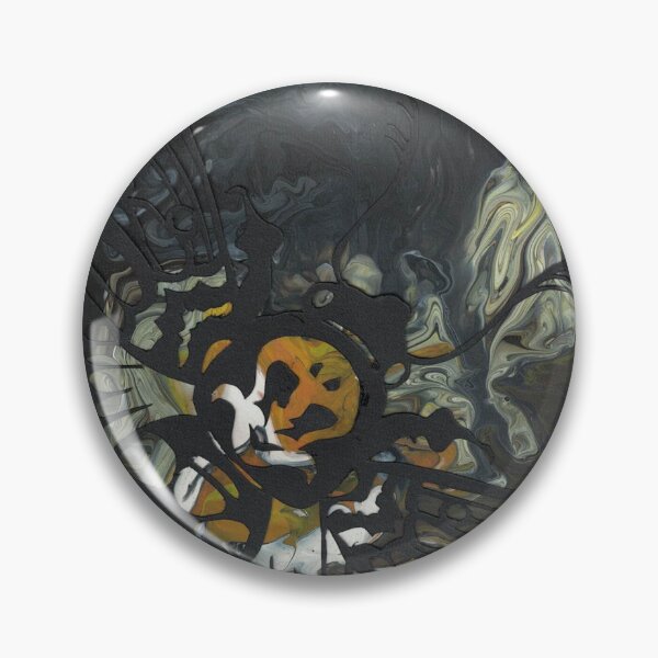 Artikelvorschau, Totenkopfmotte mit Acrylic Pour entworfen und verkauft von Ms-Nightshade.