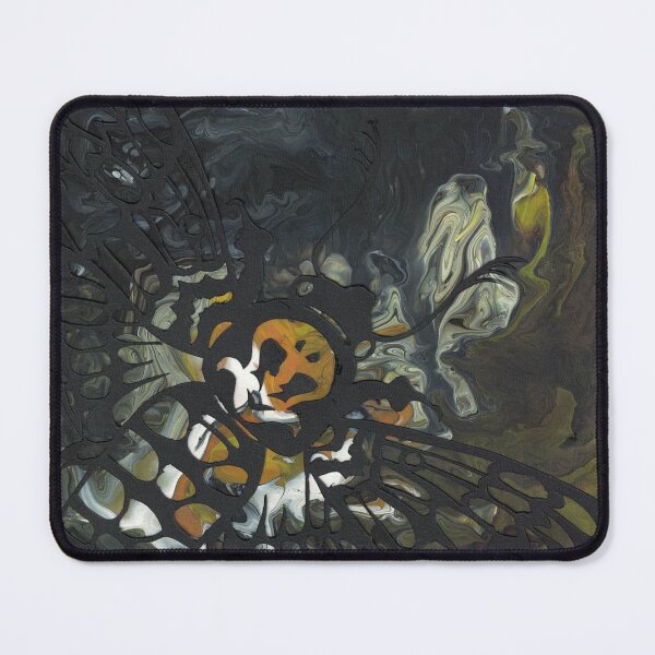 Item preview, Death's Head Moth with Acrylic Pour designed and sold by Ms-Nightshade.