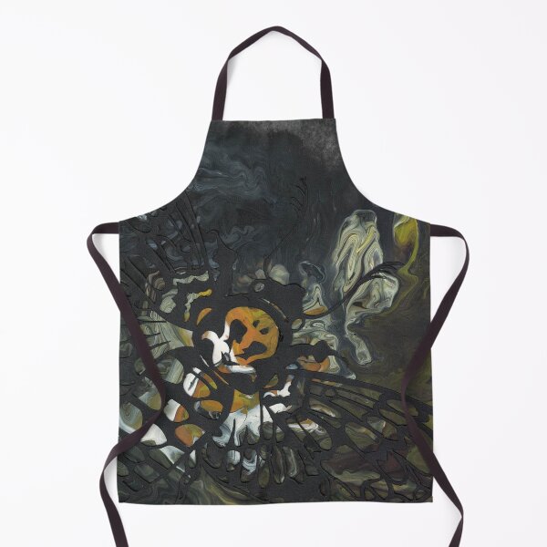 Item preview, Death's Head Moth with Acrylic Pour designed and sold by Ms-Nightshade.