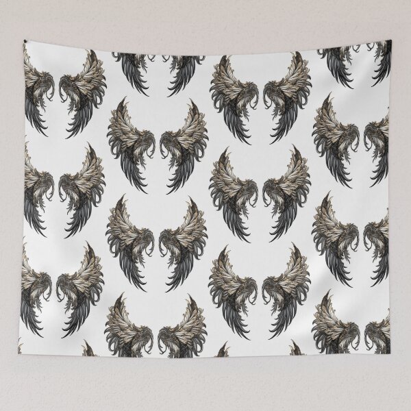 Item preview, Archangel Dark Wings Illustration designed and sold by NegarinFashions.