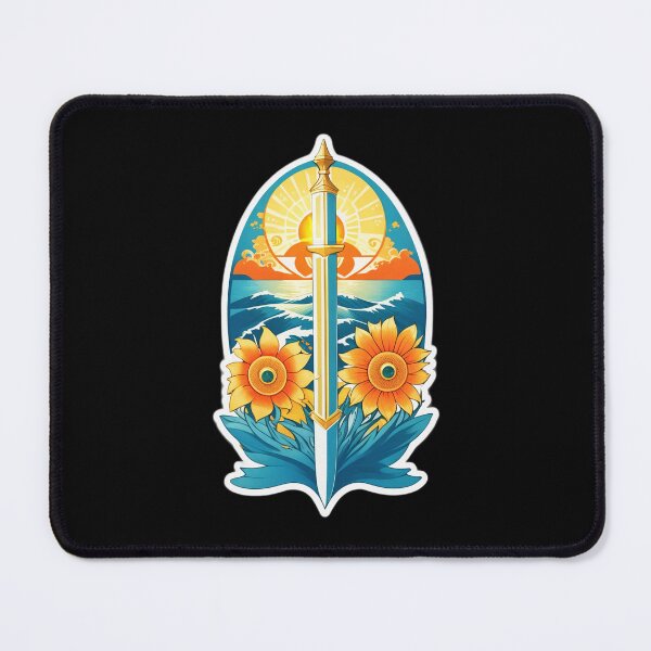 Item preview, Sword Blade By The Ocean with Hawaii Orchids designed and sold by NautiChic.