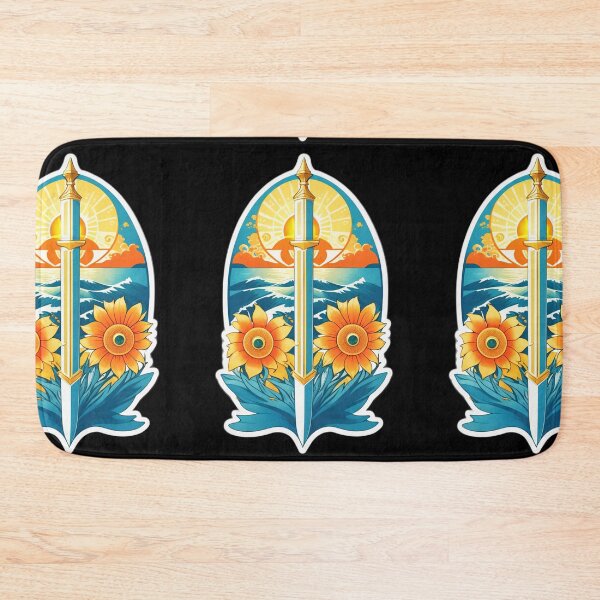 Item preview, Sword Blade By The Ocean with Hawaii Orchids designed and sold by NautiChic.