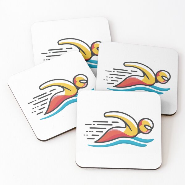 Item preview, Sleek & Speedy Swimmer Icon designed and sold by Zwembad Vergelijker.