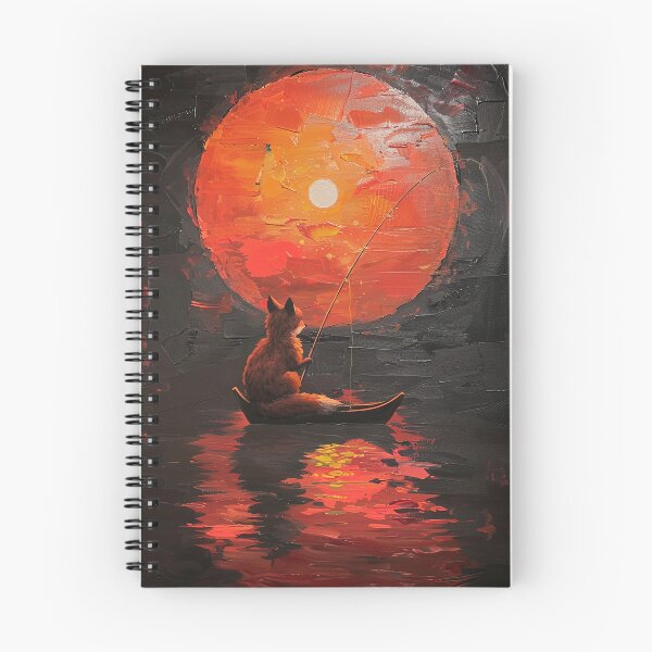 Item preview, Sunset Catch: Fox Fishing  designed and sold by SlayerOfKings.