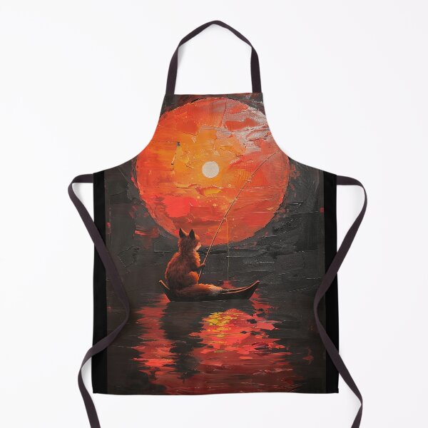 Item preview, Sunset Catch: Fox Fishing designed and sold by SlayerOfKings.