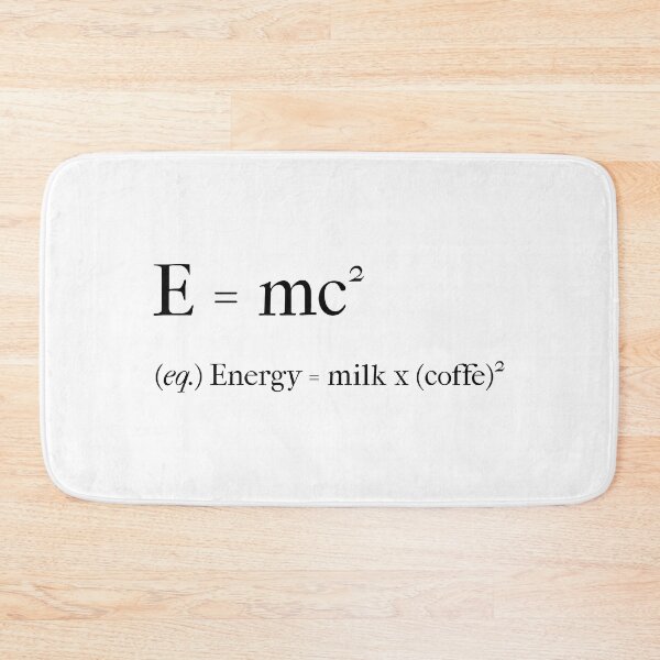 Item preview, E = mc2 - coffee (phr.) designed and sold by samuartshop.
