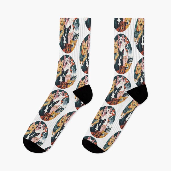 Item preview, Oval Animal Designs - Cats and Dogs 4 of 4 designed and sold by Jenson Major.