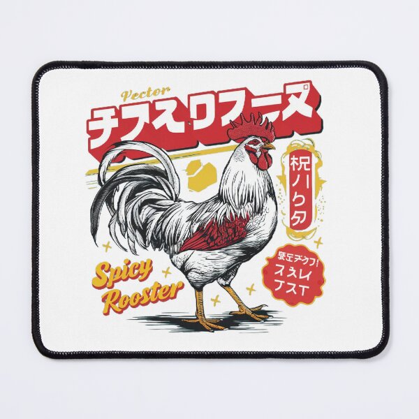Item preview, Spicy Rooster In White T-shirt/Hoody/Phone Case designed and sold by justforyou2024.