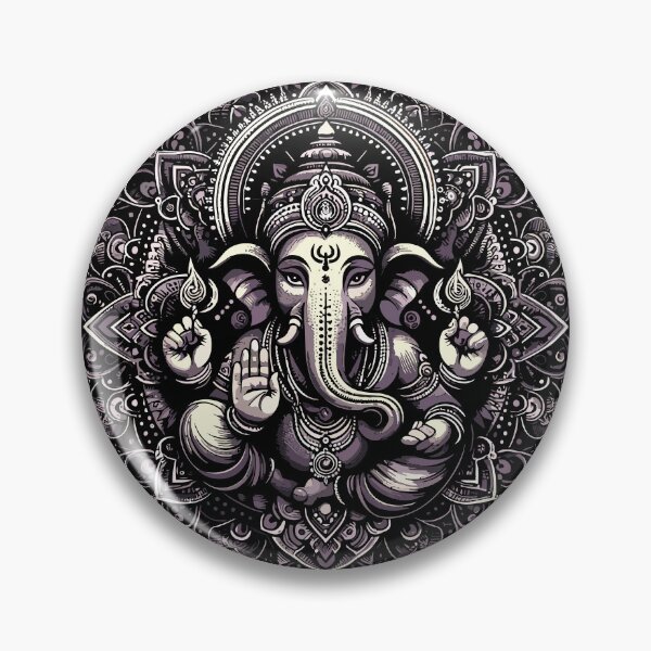 Item preview, Unique Hindu God Ganesha Mandala designed and sold by CyberWindow.