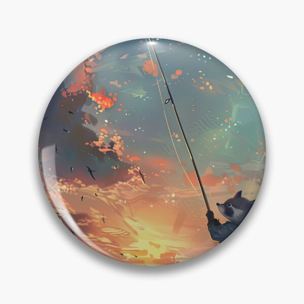 Item preview, Family Fishing Tales: Raccoon Sunset Expedition designed and sold by SlayerOfKings.