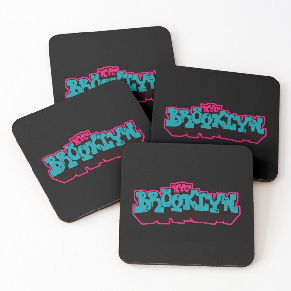 Item preview, Brooklyn Borough Block Letter Graffiti Tee - Urban Streetwear Apparel designed and sold by Boogosh.