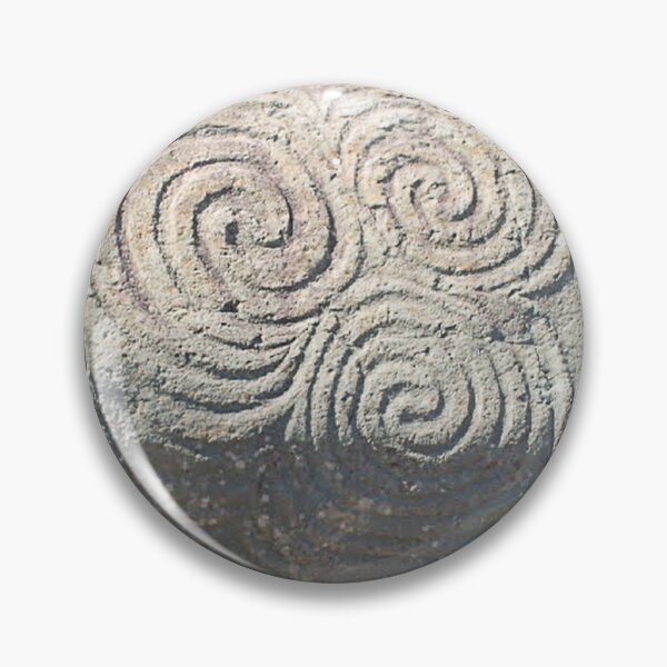 Item preview, Triskele Detail Entrance Stone Newgrange designed and sold by ellenhenry.