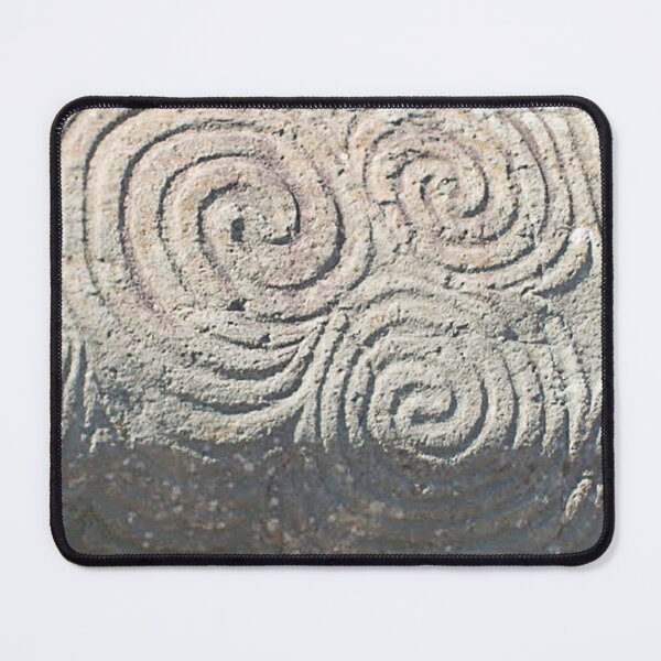 Item preview, Triskele Detail Entrance Stone Newgrange designed and sold by ellenhenry.