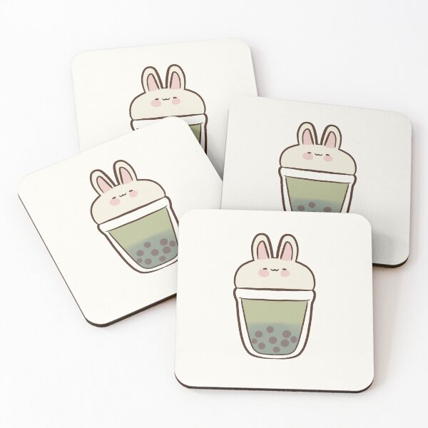 Item preview, Cute Bunny boba designed and sold by Mayarart.