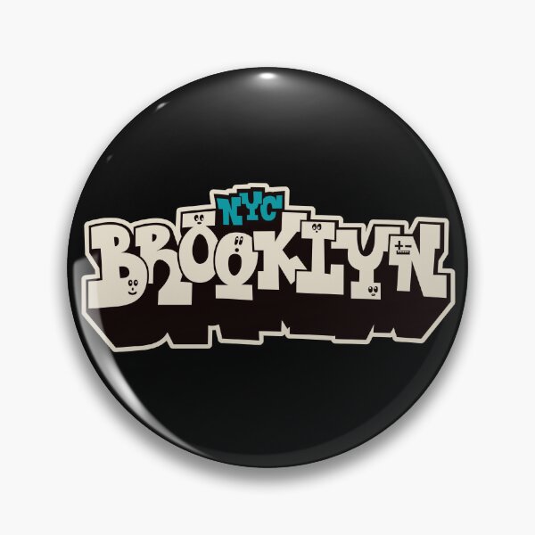 Artikelvorschau, Brooklyn Block Letter Graffiti Tee - Urban Streetwear Apparel entworfen und verkauft von Boogosh.