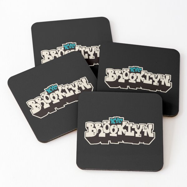 Item preview, Brooklyn Block Letter Graffiti Tee - Urban Streetwear Apparel designed and sold by Boogosh.