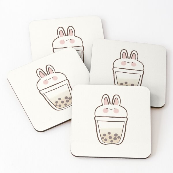 Item preview, Cute Bunny boba designed and sold by Mayarart.