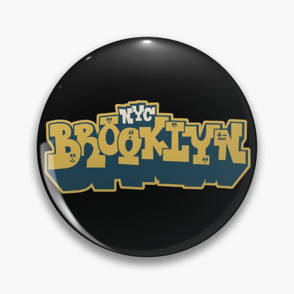 Artikelvorschau, Brooklyn Block Letter Graffiti Tee - Urban Streetwear Apparel entworfen und verkauft von Boogosh.