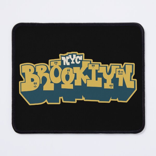 Item preview, Brooklyn Block Letter Graffiti Tee - Urban Streetwear Apparel designed and sold by Boogosh.