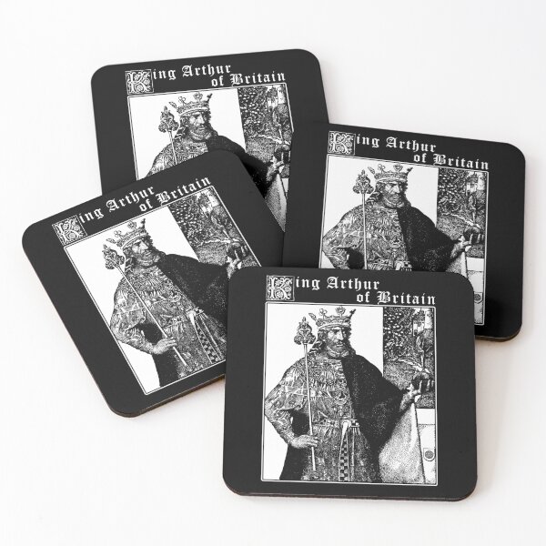 Item preview, King Arthur, Arthurian Gift, Myths and Legends, Vintage Illustration designed and sold by Proverbial Wisdom Design.