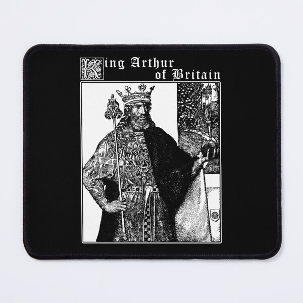 Item preview, King Arthur, Arthurian Gift, Myths and Legends, Vintage Illustration designed and sold by Proverbial Wisdom Design.