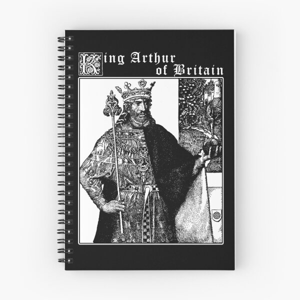 Item preview, King Arthur, Arthurian Gift, Myths and Legends, Vintage Illustration designed and sold by Proverbial Wisdom Design.