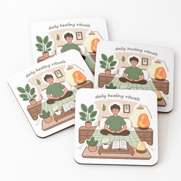 Item preview, Daily Healing Rituals Mental Health Awareness designed and sold by digilabs.
