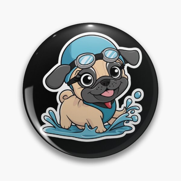 Item preview, Pug Pool Party: Splashy Pup Fun! designed and sold by Zwembad Vergelijker.