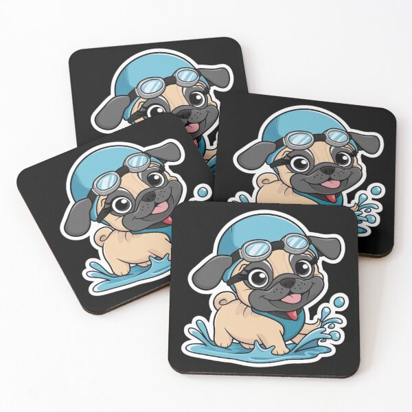 Item preview, Pug Pool Party: Splashy Pup Fun! designed and sold by Zwembad Vergelijker.