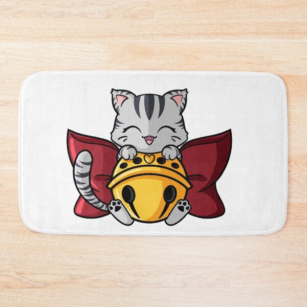 Item preview, Cat and bell designed and sold by Artchampi.