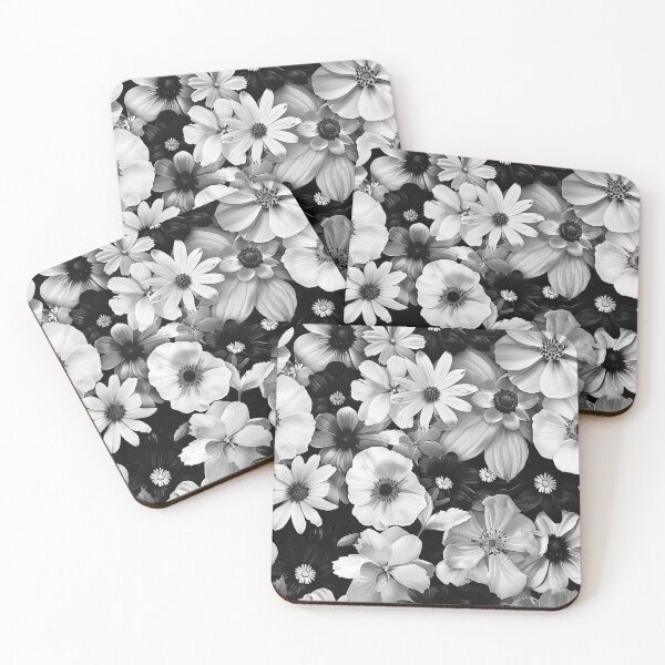 Item preview, Monochrome Blooms of Serenity designed and sold by palmyst.