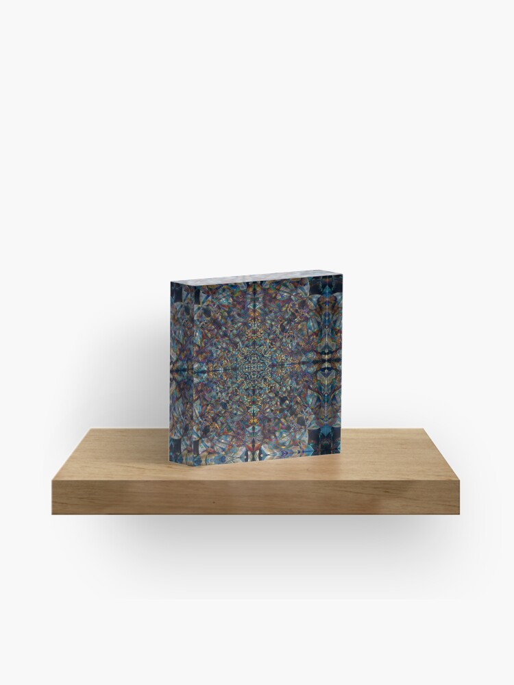 Aperçu 1 sur 5. Bloc acrylique avec l'œuvre Mirror 317 créée et vendue par oduchossoir.