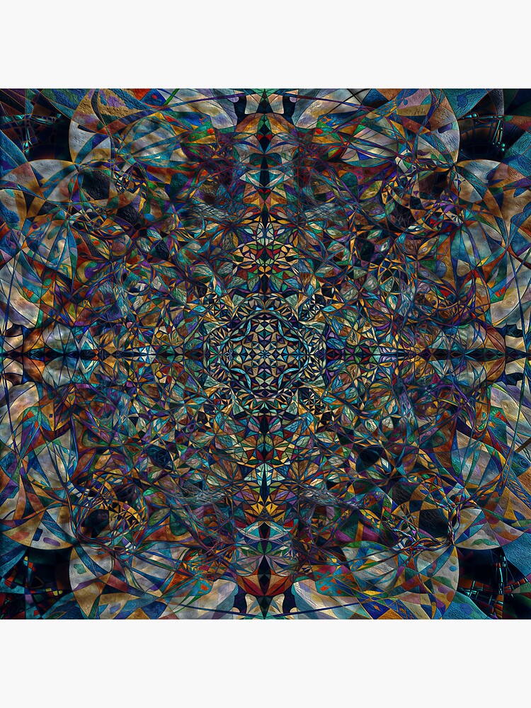 Aperçu 5 sur 5. Bloc acrylique avec l'œuvre Mirror 317 créée et vendue par oduchossoir.